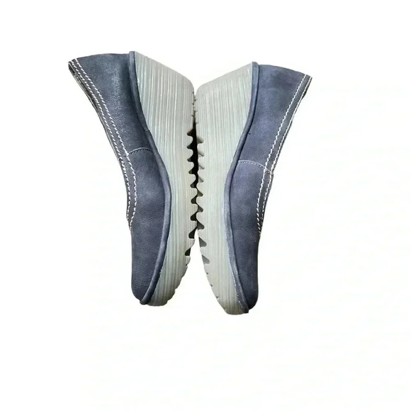 Fly London Women’s Black Suede Wedge Heel Shoes•Size 39 US 8-8.5• - Picture 8 of 10